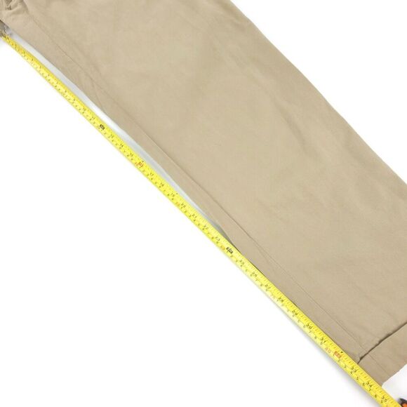VINTAGE Polo Ralph Lauren 90s Tailored Pleated Cuffed Chino Pant 34 Old Money - Picture 4 of 8